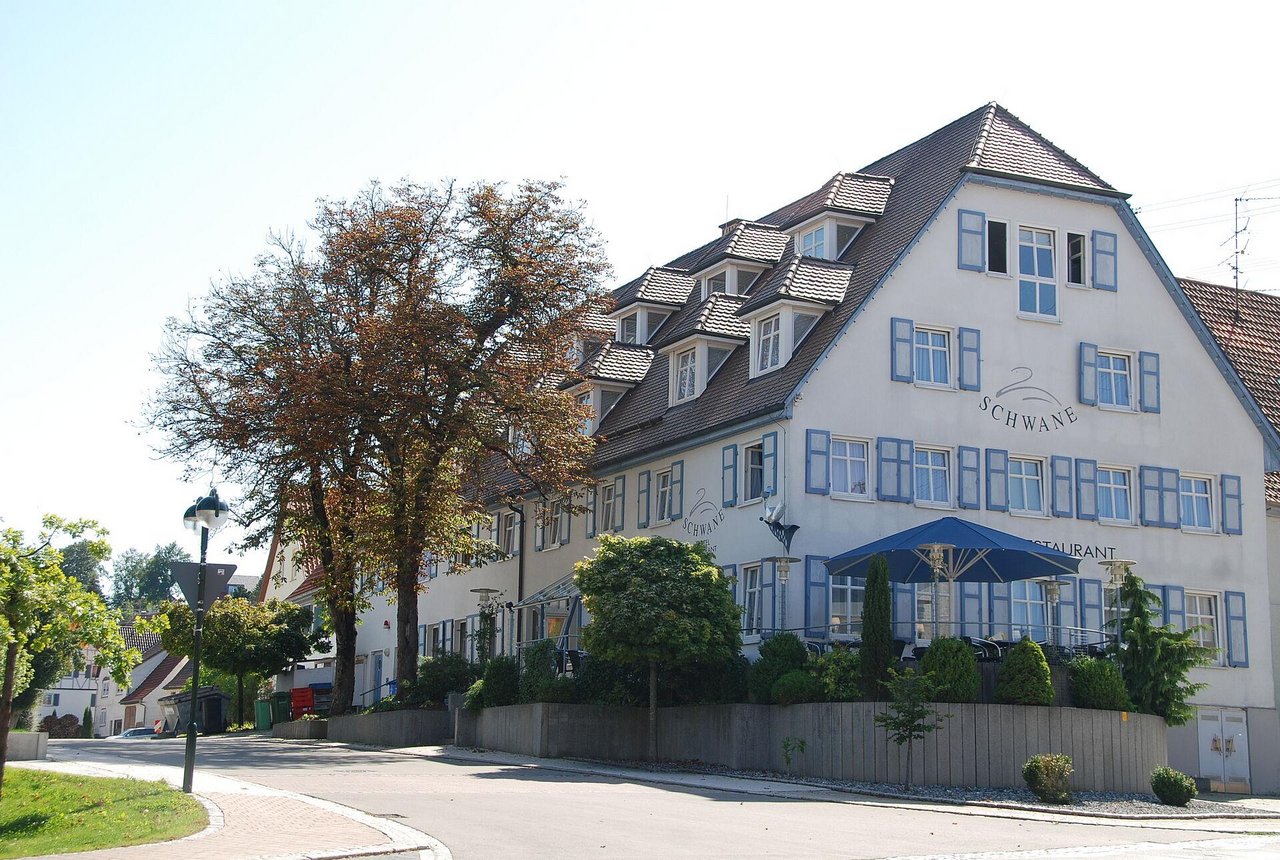 Das Hotel Schwane von außen